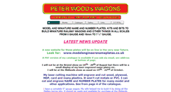 Desktop Screenshot of peterwoodswagons.co.uk